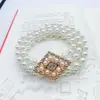 2026 Nova Corrente de Cintura com Pérolas Feminina Estilo Coreano Cinto Decorado com Strass e Pérolas Moda Doce Vestido Cinto Elástico
