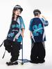 Roupas da moda infantil hip-hop, macacão solto de marca da moda hip-hop para meninos e meninas, roupas infantis legais de hip-hop