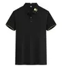 Camisa Polo de Verano Logo Impreso Personalizado Grupo Solapa Manga Corta Ropa de Trabajo Camisa Publicitaria Cultural Uniforme de Clase Bordado Personalizado