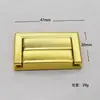 Venta Directa de Fábrica de Bolsas Cerradura Cuadrada de Aleación de Zinc Accesorios para Mujer Caja de Almacenamiento Caja de Regalo Tapa abatible Caja de Reloj Hebilla de Cierre