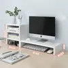 Base Elevada para Pantalla de Monitor de Escritorio de Computadora Estante de Almacenamiento para Escritorio de Oficina Soporte Elevado para Portátil