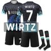 26 Club No. 11 Saahe 9 Nresnel 7 Weilz Conjunto de Jersey Liverpool Edición Especial Conmemorativa Fútbol