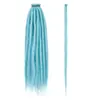 Transfronterizo 24 pulgadas Individual Europeo y Americano Rastas Street Dance Fieltro Rastas Peluca Rastas Tejido a Mano Extensiones de Cabello Rastas Rastas