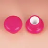 Novo Tubo Cosmético Macio de 35ml Cor Vermelho Rosa com Tampa de Rosca em Formato de Bola, Tubo Vazio para Protetor Solar e Creme para Mãos, Múltiplos Materiais Disponíveis