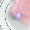 Acrílico Macaron Amor Borracha Tinta de Cozimento Tinta Feltro à Mão Miçangas DIY Corrente para Celular Colar Acessório de Cabeça Joia