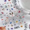 Pegatinas para Uñas Estilo Chica Dulce Estilo Coreano Oso Ts3960 Conejito de Dibujos Animados, Cachorro, Zorro, Gato Pegatinas para Uñas