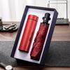 Regalos empresariales para reuniones anuales de empresas, traje con logotipo, regalo personalizado para actividades de clientes, celebración de aniversario, regalo de mano, termo, taza y paraguas.
