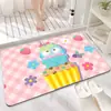 Alfombra Sanrio Linda, Absorbente de Agua, Secado Rápido para Baño, Alfombra de Piso Fácil de Cuidar para Inodoro en Casa y Entrada del Baño