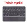 Para 2025iPad Apple Pro11 10ª Generación Air13 Teclado Bluetooth Estuche de Cuero Ranura para Lápiz Silicona 12
