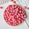 Contas Soltas de Bodhi de Jade Branco, Frasco Rosa para Pulseira DIY, Acessórios de Sementes de Bodhi Polidos, Contas Budistas, Contas Colecionáveis Atacado