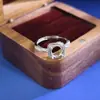 Anillo de Plata de Ley S925 con Montura para Piedra Redonda de 7 mm, Base de Anillo Novedosa Enrollada para Incrustación DIY con Accesorios de Diamante