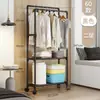 Cabide Simples de Chão Cabide de Roupas Interno Cabide de Roupas para Quarto Cabide Duplo de Roupas Varal de Roupas Doméstico Varal de Roupas para Dormitório