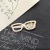 Pinza para el pelo de gafas de metal de 6 cm Pinza para el pelo de gafas de sol divertida y peculiar Pinza de pico de pato Laca Flequillo de niños Pinza lateral Accesorio para el pelo