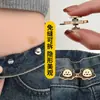 Ajustador de cintura para niños para reducir el tamaño y apretar la cintura, botón de ajuste elástico para pantalones de niñas