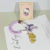 Shuibei Oro Oro Puro 999 Llavero para Teléfono Móvil Bolso Colgante de Moda Kuromi Exquisita Colección de Regalos Regalo
