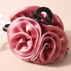 Pinza de Flor de Rosa Transfronteriza Pinza Grande para la Parte Posterior de la Cabeza Pinza Hecha a Mano Accesorios para el Cabello Ins Pinza de Tiburón de Gama Alta