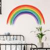 FX-E223 decoração de parede de fundo personalizada arco-íris para sala de estar embelezamento transformação de quarto infantil adesivo de parede autoadesivo atmosfera