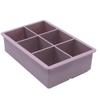 Molde para cubitos de hielo largos de grado alimenticio de fábrica 6 cuadrados 8 cuadrados cubitos de hielo fácil desmoldeo molde para cubitos de hielo casero cubitos de hielo de silicona