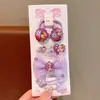 Horquilla para el pelo para niña, pequeña y bonita, con flores de verano, accesorios para el pelo para niña