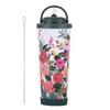 Nuevo Modelo 2026 Taza Térmica de Gran Capacidad de 830ml con Asa Conveniente, Taza de Doble Beber con Popote Impreso de Agujero Grande