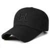 Versión coreana de la gorra para hombre y mujer, moderna de primavera y otoño, con visera larga para protección solar, gorra de béisbol casual para pesca, sombrero facial