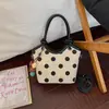 Bolso Nuevo de Verano 2026 Estilo Coreano Bolso de Lunares Bolso Cruzado de Moda Bolso Sencillo de Moda para Compras y Teléfono