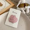 Clip de Pinza para Cabello de Animales de Frutas de Cuero Lindo de Dibujos Animados Pinza para el Cabello Divertida de Bebé para Otoño e Invierno Pinza para el Cabello de Niños Adorno para el Flequillo