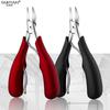 Alicate de bico de aço inoxidável para unhas de frango, alicate com ranhura para unhas, cabo de ABS, cortador de unhas, alicate para pedicure, alicate grande para peles mortas em estoque