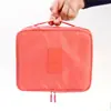 Bolso Cuadrado Simple de Color Sólido Portátil Bolso de Cosméticos Portátil Bolsa de Almacenamiento Multiusos Gran Capacidad Bolsa de Lavado de Viaje