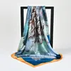 Bufanda de satén de seda de moda 90cm bufanda de satén de seda venta al por mayor directa de fábrica