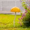 Decorações de Paisagismo para Jardim Amazon Temu Transfronteiriças Forma Criativa de Cogumelo Pintura em Spray de Ferro Plugue de Chão