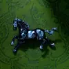 Broche del Zodiaco Retro de Éxito Instantáneo Broche de Animales Esmaltado de Moda Pin Elegante de Caballo Galopante Accesorios para Hombres