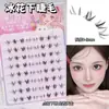 [8 Filas de Modelos de Pegamento] Gran Capacidad, Múltiples Opciones para Elegir, Artificiales Naturales, Fotogénicas, Pestañas Postizas Suaves y Flexibles