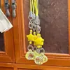 Nuevo colgante transparente con forma de corazón y cuentas para teléfono móvil, colgante CCD, estrella, lindo regalo para tu mejor amiga