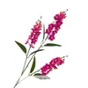 Flor artificial de jacinto de tallo largo de alta calidad, 3 ramas, flor artificial para decoraciones de boda, arreglos florales y decoración de sala de estar