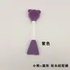 Cepillo de Silicona para Mascarilla Facial de Doble Cabezal Limpieza de Poros Aplicador de Mascarilla de Barro Herramienta de Belleza Portátil Un Paquete