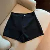 Verão Primavera 2026 Cintura Alta Emagrecedor Linha A Preto Desaparecimento da Parte Inferior do Corpo Apertado Elástico Menina Apimentada Hot Pants Shorts Feminino