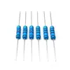 Resistor de película metálica de 2W 1% 1R/2R/3R/4R3/5R6/6R2/10R/20R resistor de película metálica de anillo de color fábrica