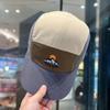 American Street Retro Color Matching Five-piece Hat Verão Protetor Solar Ao Ar Livre Chapéu de Sol Masculino e Feminino All-match Soft Top Duck Tongue Hat