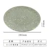 Louça de melamina de grau alimentício prato de lado largo disco de embrulho prato frio comercial restaurante hotpot hotel acompanhamento refogado