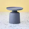 Mesa de centro redonda nórdica para el hogar estilo celebridad de internet ins mesa de té para apartamentos pequeños mesa auxiliar creativa para sala de estar mesa para balcón exterior