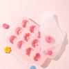Molde de bolo de tigela de silicone em formato de flor para bolo caseiro, molde de gelatina de silicone de grau alimentício, molde de gelatina branco para atacado