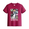 Camiseta de Algodón de Color Sólido de Manga Corta de Verano Ropa para Niños de Media Manga Ropa de Comercio Exterior para Padres e Hijos Ropa de Clase Camiseta Base Estampada con LOGO