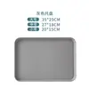 Bandeja para té Hogar Sala de estar Bandeja de plástico Estilo nórdico Rectangular Colocar tazas de té Bandeja de almacenamiento Guardería Restaurante Bandeja de agua