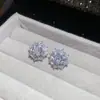 Presilhas de Orelha Borboleta de Zircônia Super Brilhantes Estilo Coreano para Mulheres Sem Orelhas Furadas, Presilhas de Osso da Orelha Exquisitas, Brincos Modernos e Versáteis com um Design Único