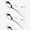 Aço Inoxidável 304 Colher para Comida Ocidental Engrossada Colher para Adultos Colher para Crianças Colher de Ponto de Fábrica Escolar Colher Redonda Colher
