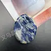 Cristal Natural Oval Piedra para el Pulgar Jade Ágata Piedra de Olvido Masajeador de Dedos Piedra de Yoga Raspado Mayoreo