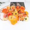 Cortina de Puerta Anillo de Flor Flotante Creación Tarjeta Fotográfica Simulación Cortina de Flores Lluvia de Pétalos de Flor Cascada Escena de Flores Decoración
