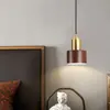 Lámpara Colgante Creativa de Madera de Nogal con Veta Vintage para Restaurante, Mesa de Comedor Estilo Wabi-Sabi de Mediados de Siglo, Barra de Comedor, Luz Colgante Comercial