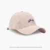 Boné de Beisebol Novo 2025 com Bordado de Letras, Chapéu Xadrez, Moda Estilo Coreano Retro Casual para Uso Externo com Proteção Solar